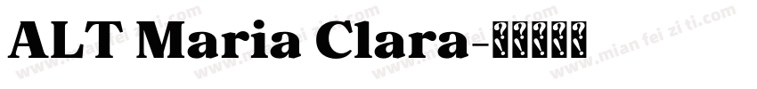 ALT Maria Clara字体转换